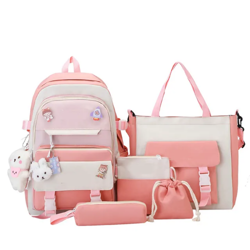 Mochila Escolar 5 Piezas